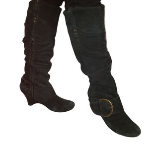 Tall leather boots size 7.5
